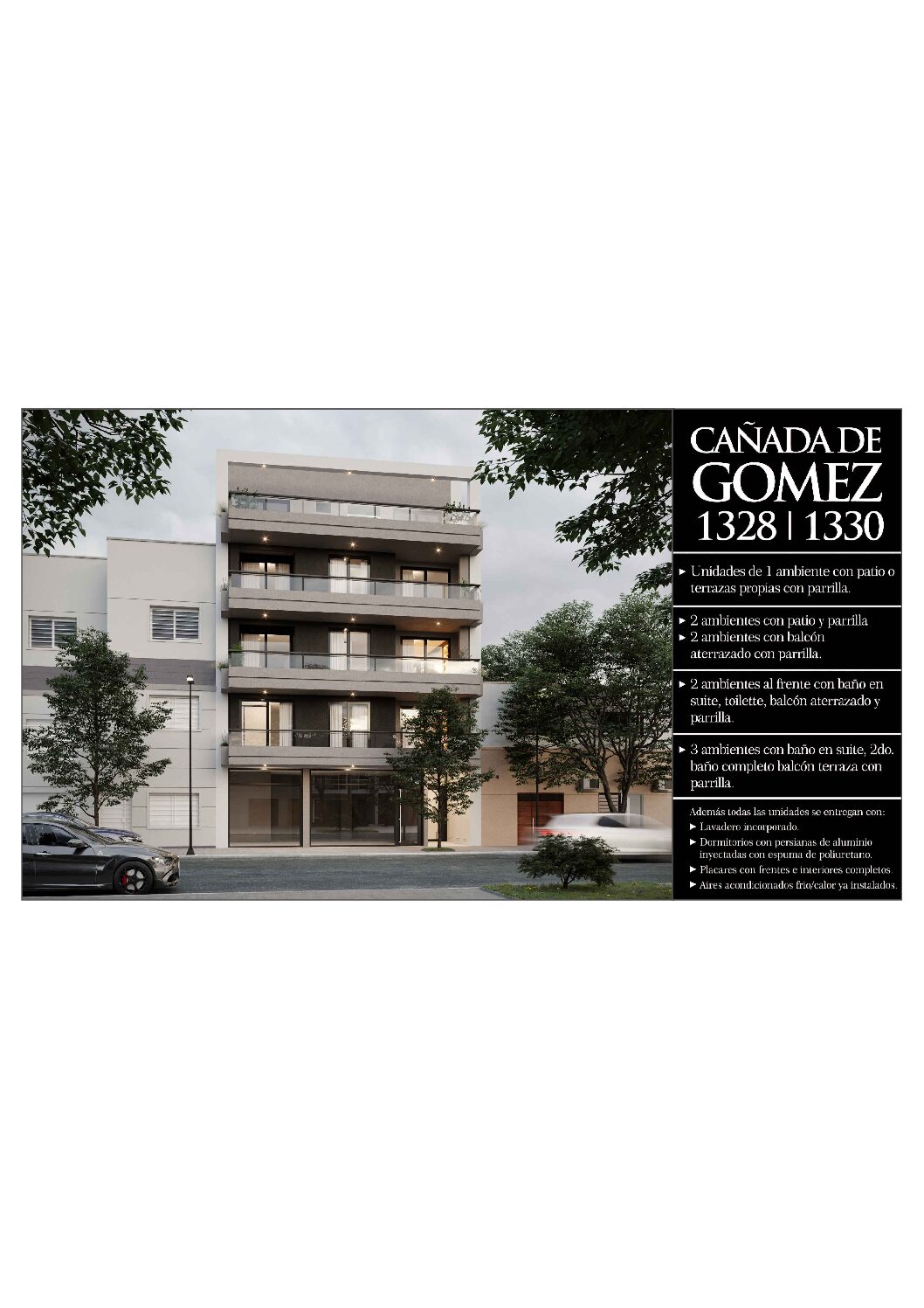 CAÑADA DE GOMEZ 1328 - 2 AMB AL CONTRAFRENTE